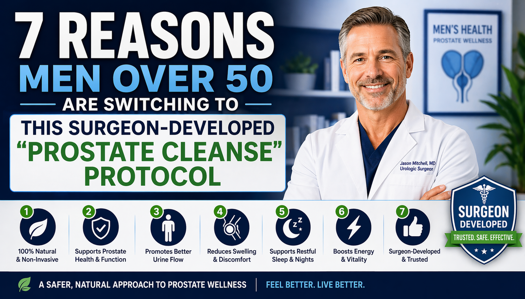 7 Reasons Men Over 50 Are Switching to This Surgeon-Developed "Prostate Cleanse" Protocol
